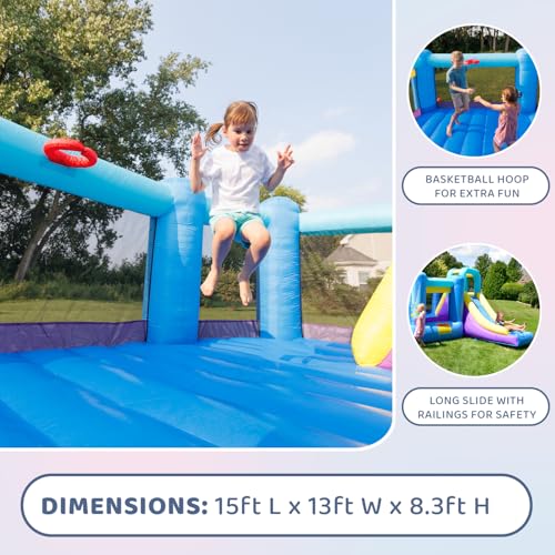 Bounceland Pop Star Inflatable Bounce House Bouncer